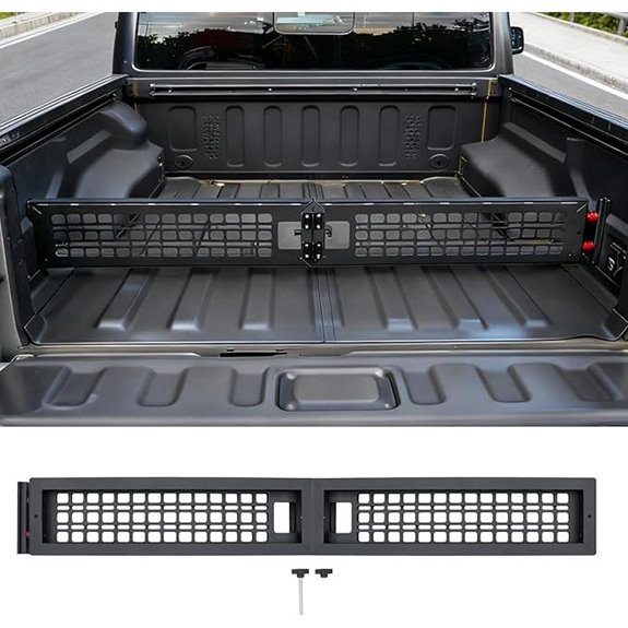 Jeep Gladiator Truck Bed Divider All-Weather Organizer