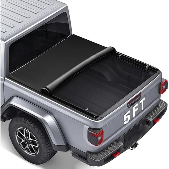 Soft Roll-up Truck Bed Cover for Jeep Gladiator