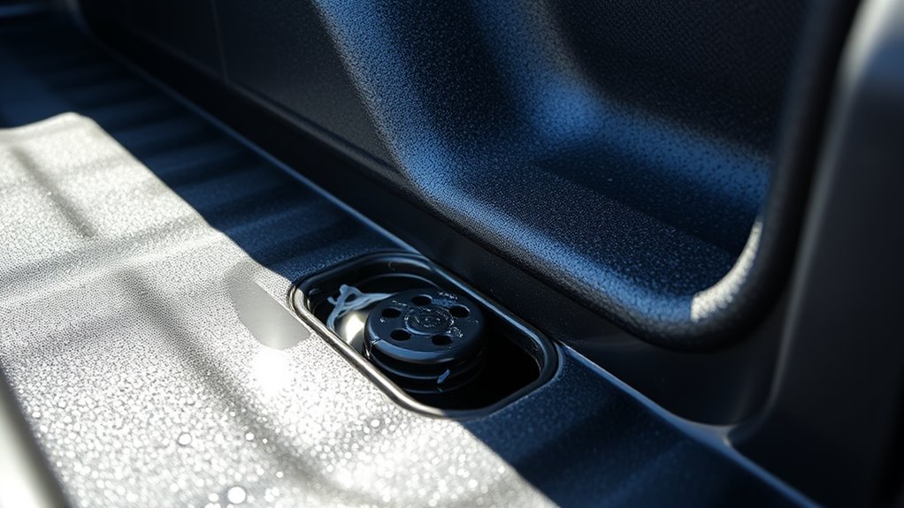 keep drain holes clear