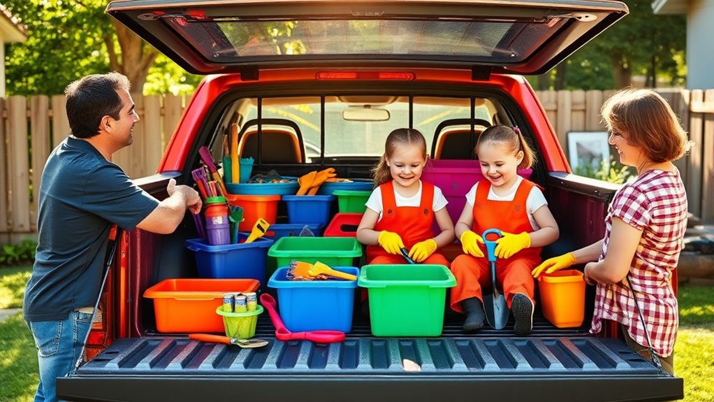 kid friendly truck bed projects