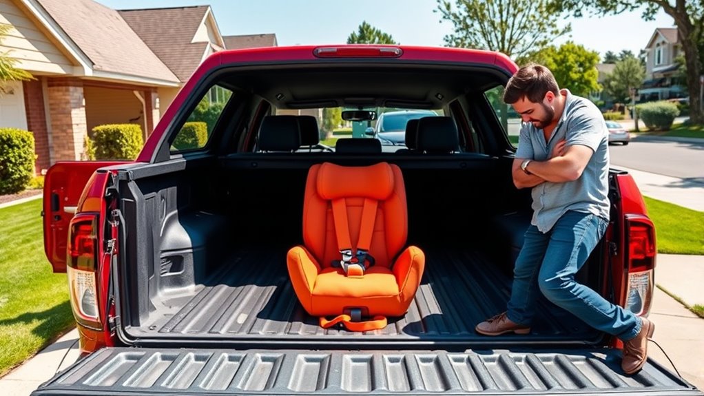 kids safety in truck beds