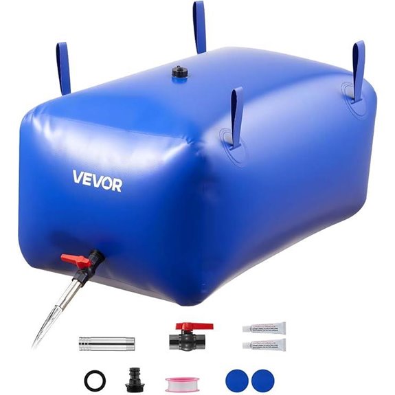 VEVOR 63.4 Gallon Collapsible Water Storage Tank
