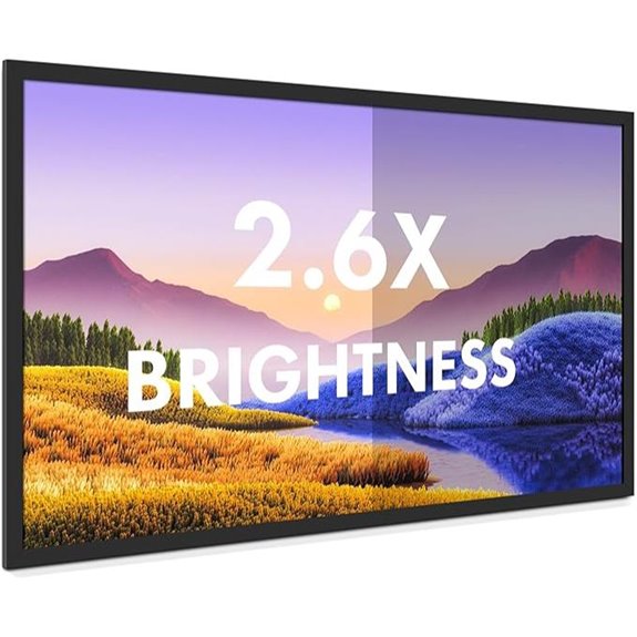 SilverMagic 100-Inch Fixed Frame Projector Screen