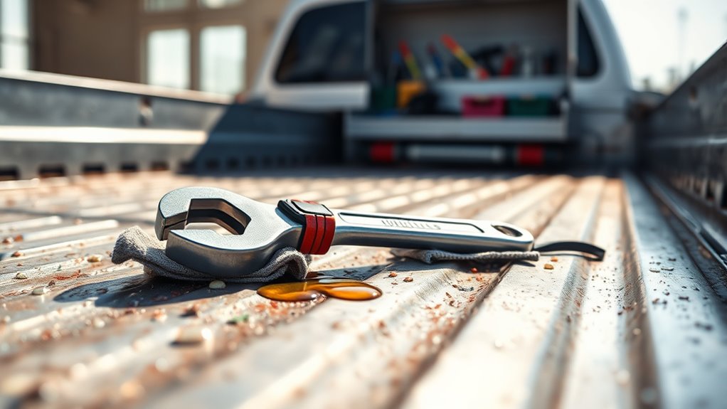 lubrication reduces truck noise