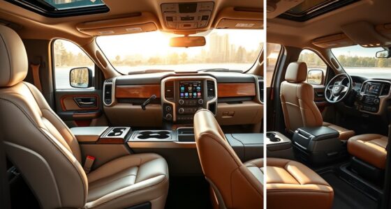 luxury truck interior comparison