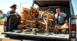 manage unsafe truck load