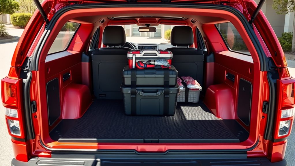maximize truck bed organization