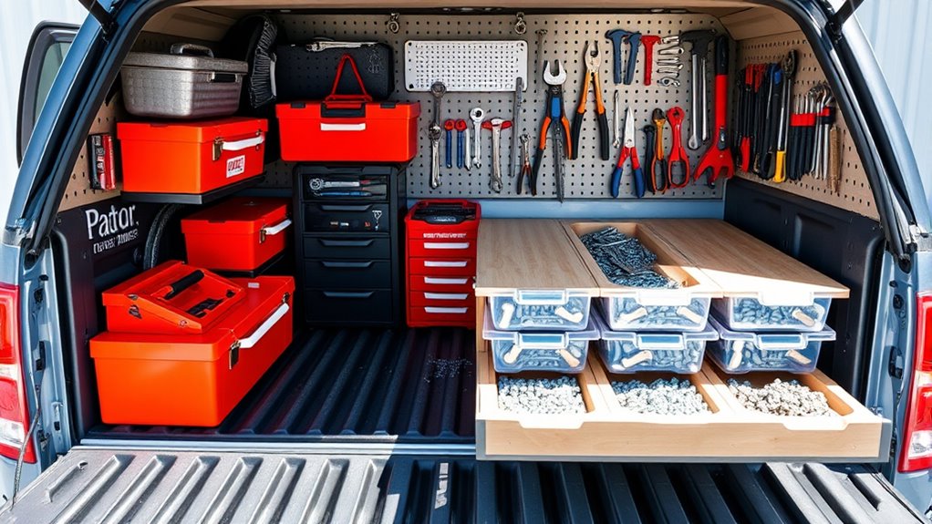 maximize truck bed storage