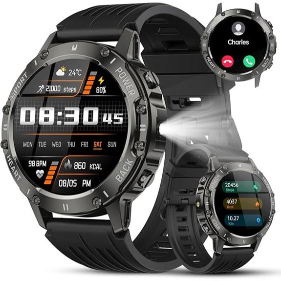 military fitness call watch