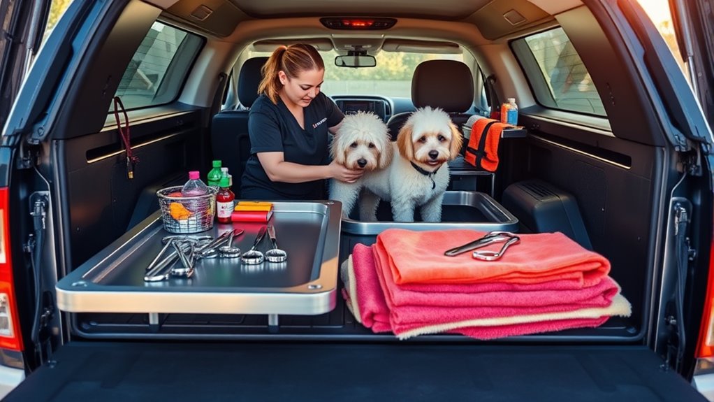 mobile pet grooming business