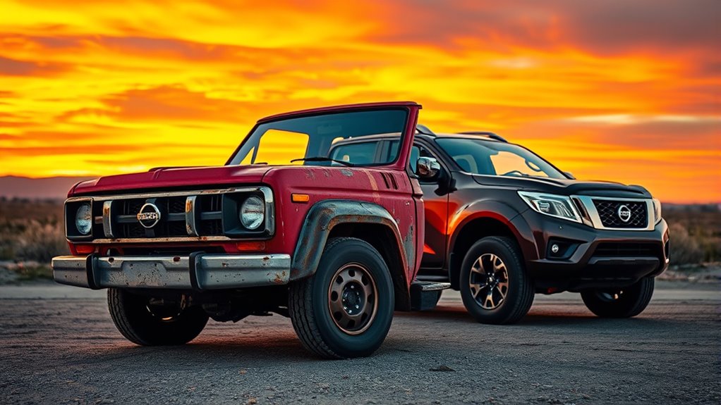 modernized rugged truck evolution