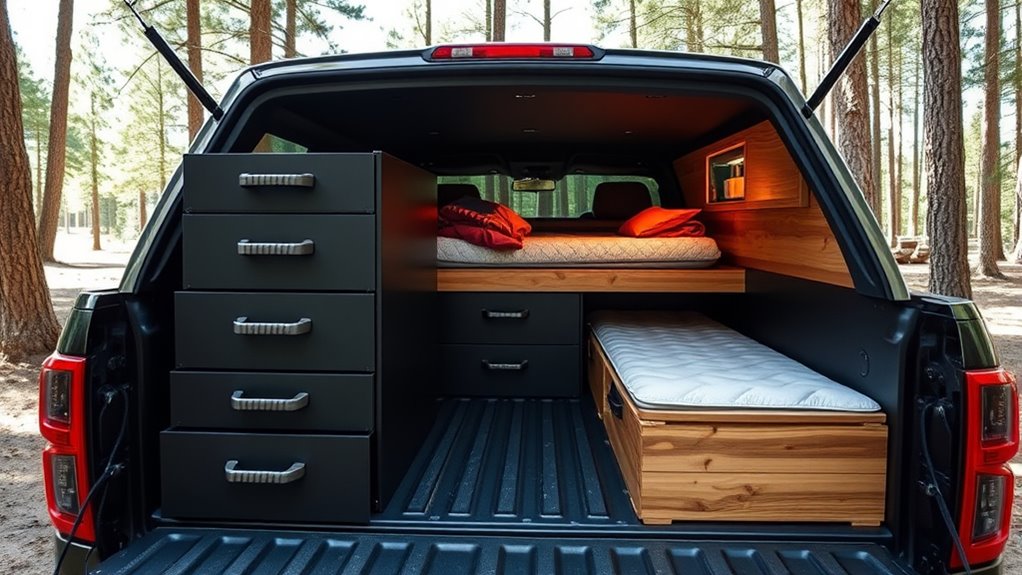modular truck bed organization