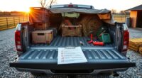 morning truck bed checklist
