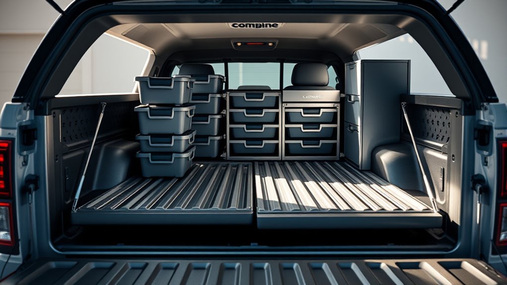 multi level truck storage system