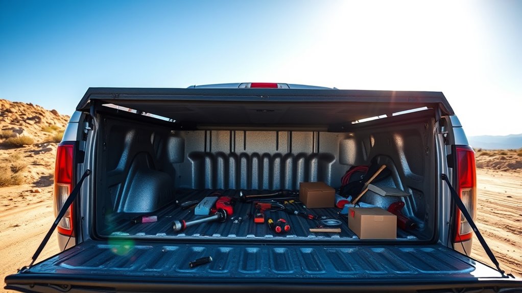 neglecting truck bed weight