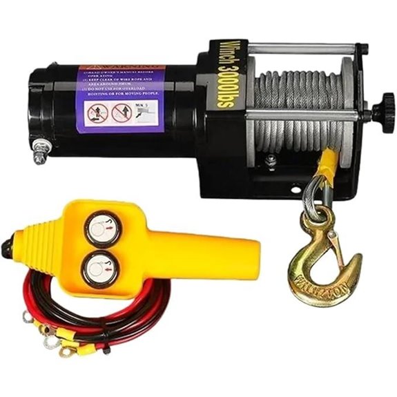 12V/24V Off-road Electric Vehicle Winch (3000 lbs)