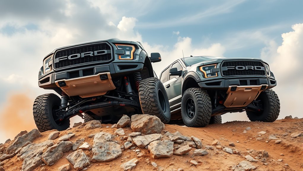 off road suspension and tires