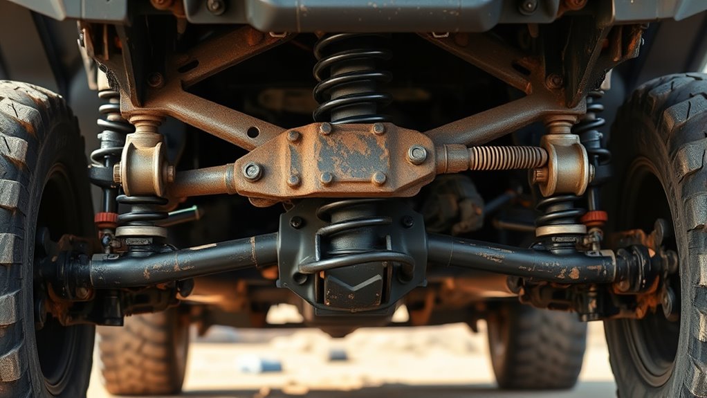 off road suspension wear issues