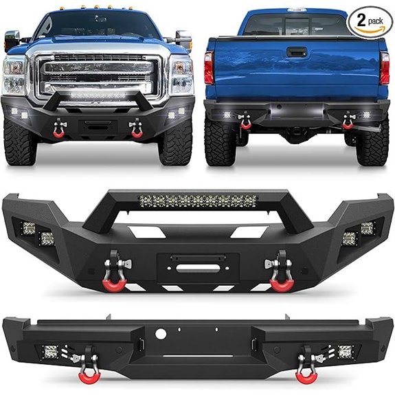 Ford F250/F350/F450 Offroad Bumper Set with Lights