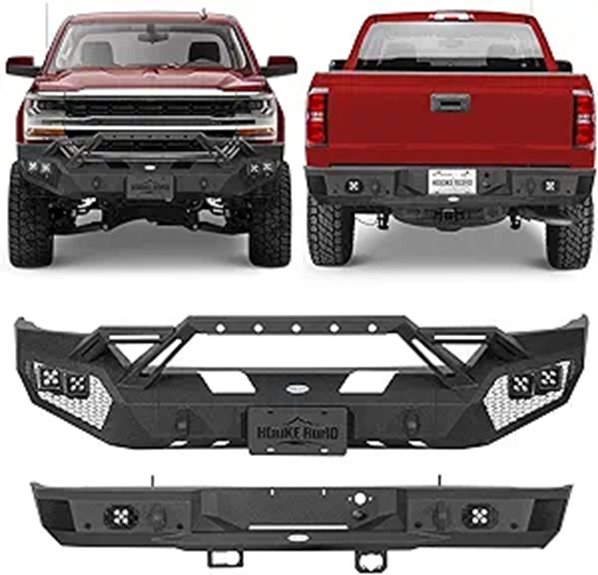 Hooke Road Silverado Offroad Bumper Set with Winch Plate