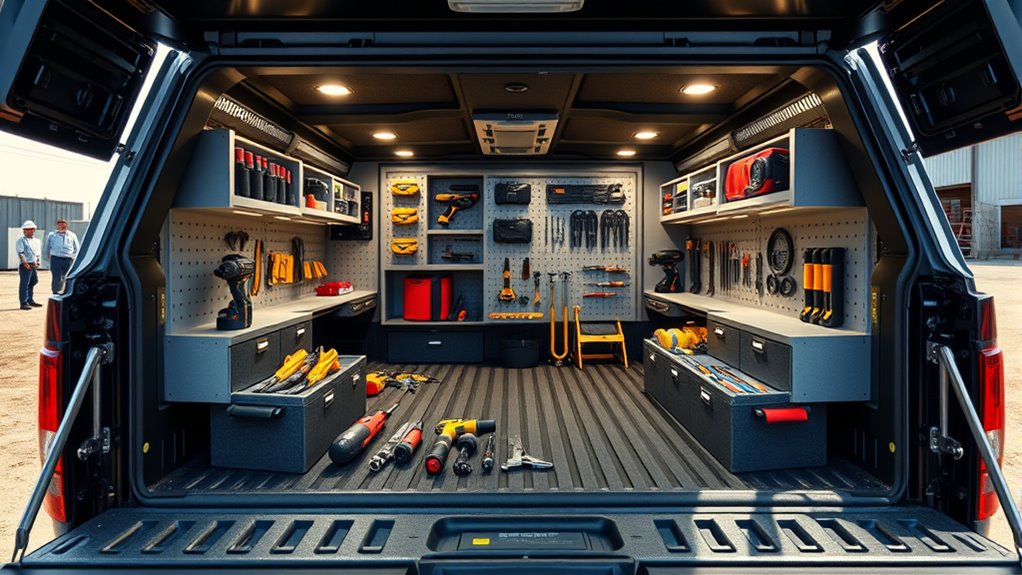 optimize truck bed organization