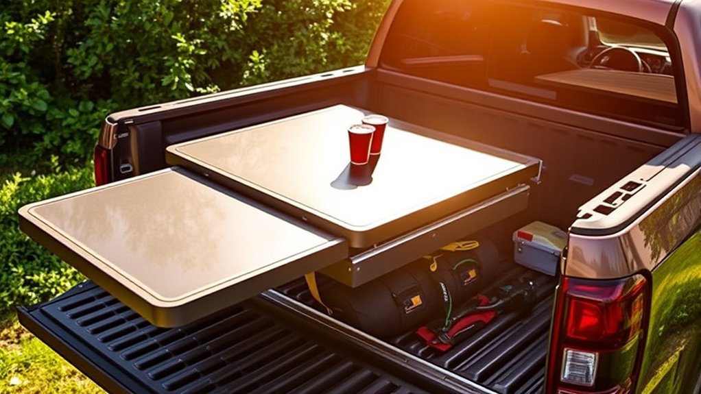optimize truck bed storage