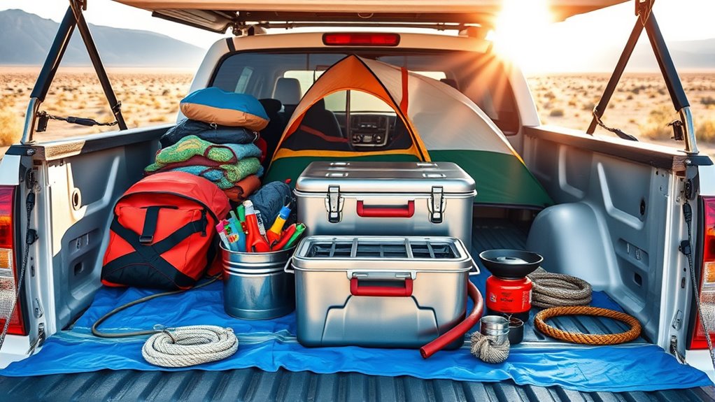 optimize truck bed storage