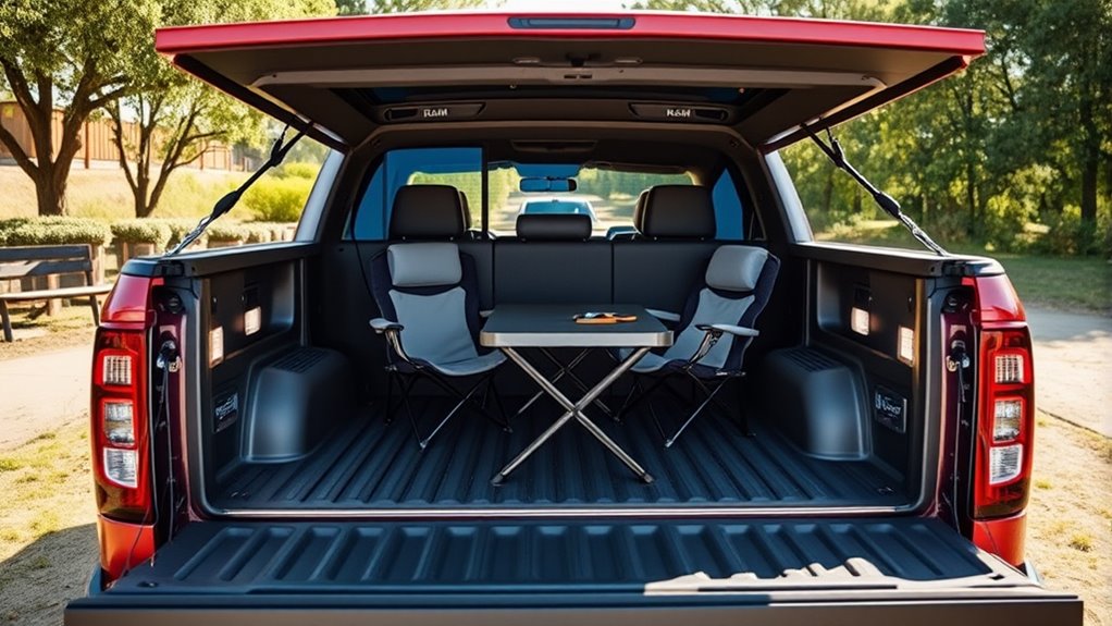 optimize truck bed storage