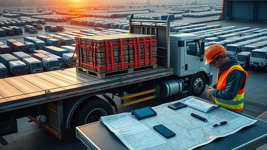 optimized flatbed route planning