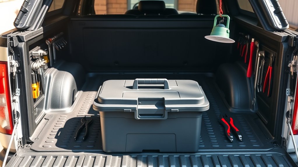 organize truck bed efficiently
