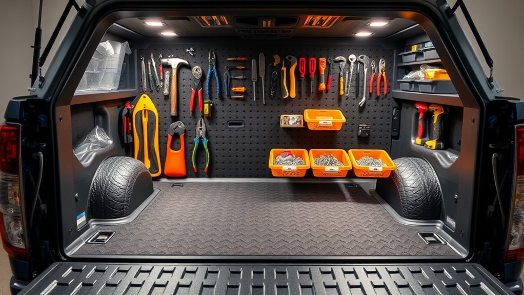 organized customizable tool storage