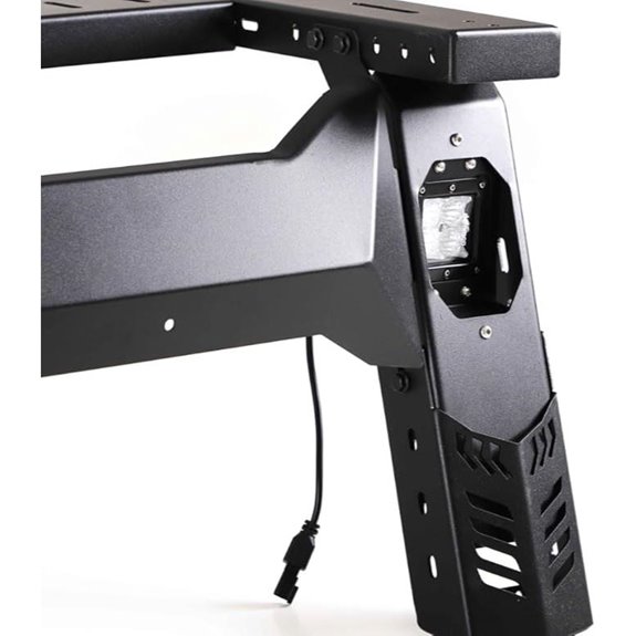 Overland Truck Bed Rack with LED Lights