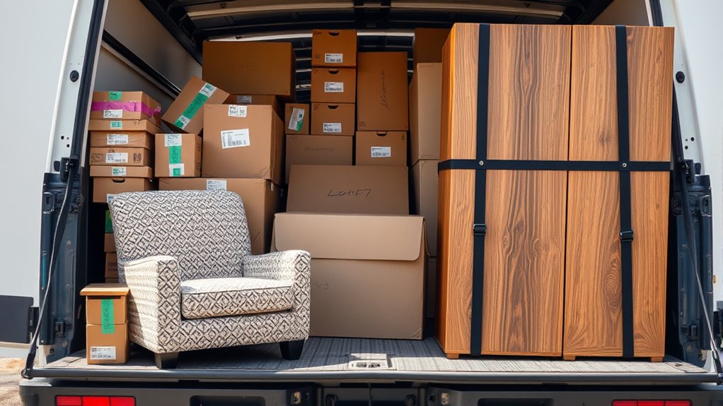 packing furniture for moving