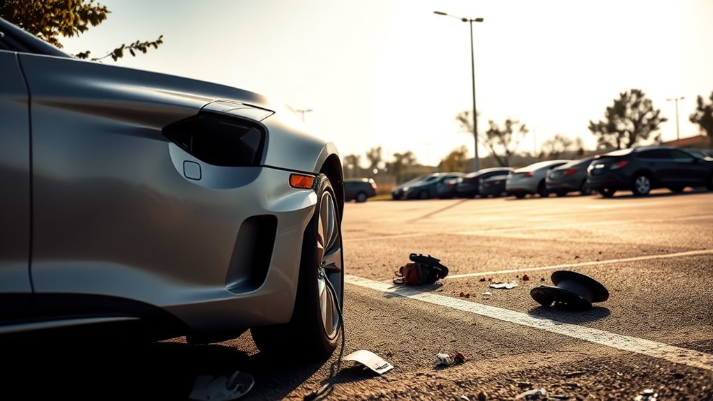 parking lot object collision procedures