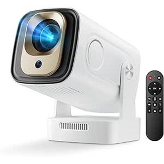 Mini 1080P 4K Support Portable Projector