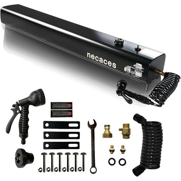 8-Gallon Portable Pressurized Water Tank with Spray Hose