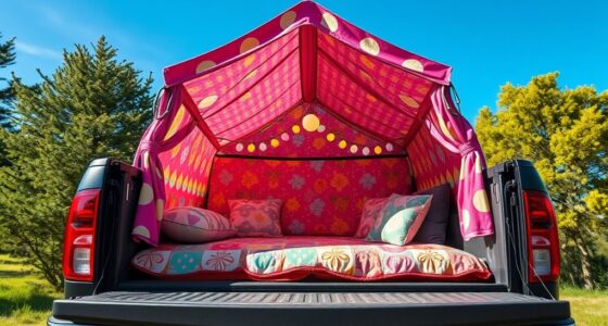 portable campsite truck bed play