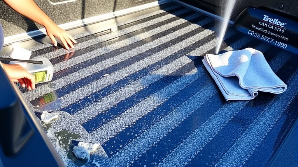 post wash truck bed care