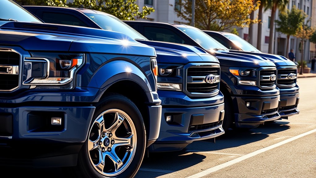 powerful sporty truck design