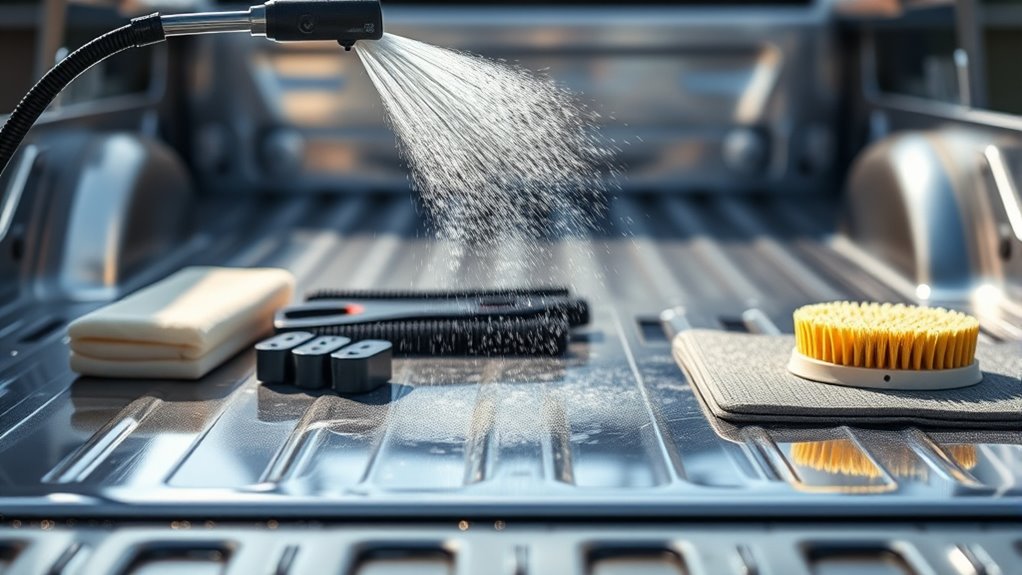 prepare truck bed thoroughly