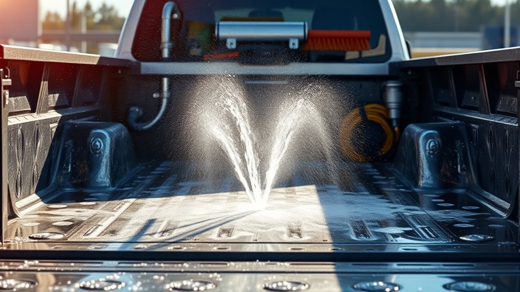 pressure wash for salt removal