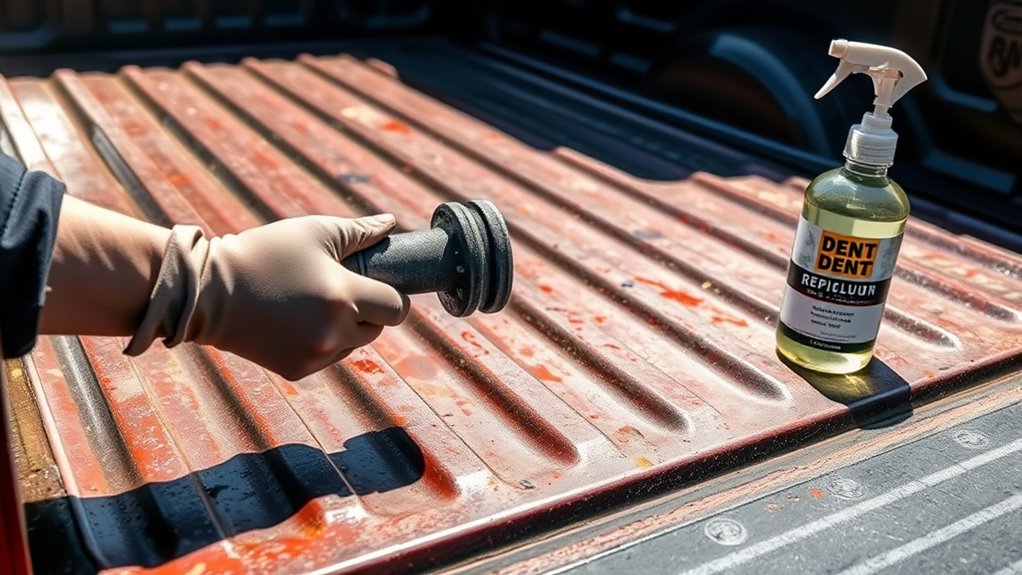 prevent small truck bed dents