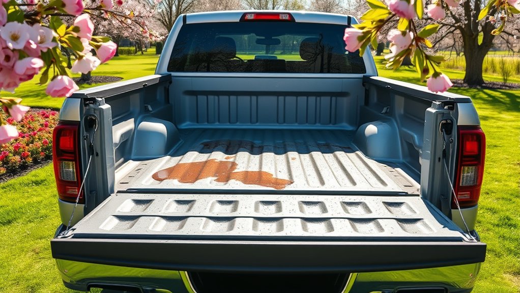 prevent spring truck bed flooding