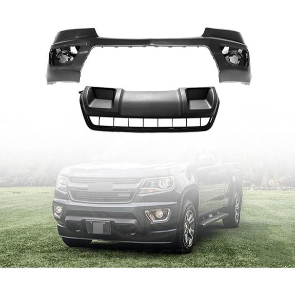 Chevy Colorado Front Bumper & Skid Plate Primed