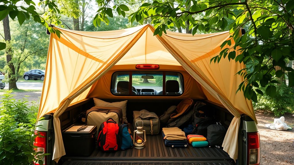 privacy enhancing camping accessories