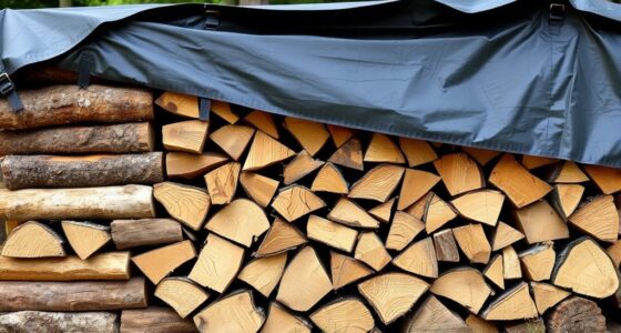 proper firewood stacking technique