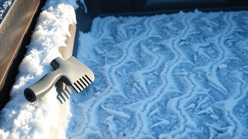 properly remove truck bed ice