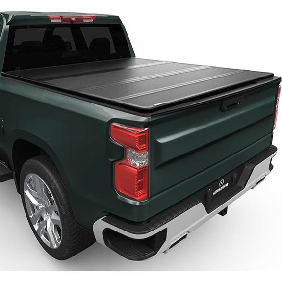 AUTOSAVER88 Quad Fold Tonneau Cover for Silverado/GMC