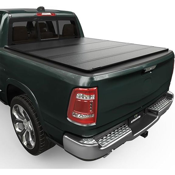 AUTOSAVER88 Quad Fold Truck Bed Cover for Dodge Ram