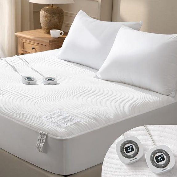Bedsure Queen Heated Mattress Pad with Dual Controls